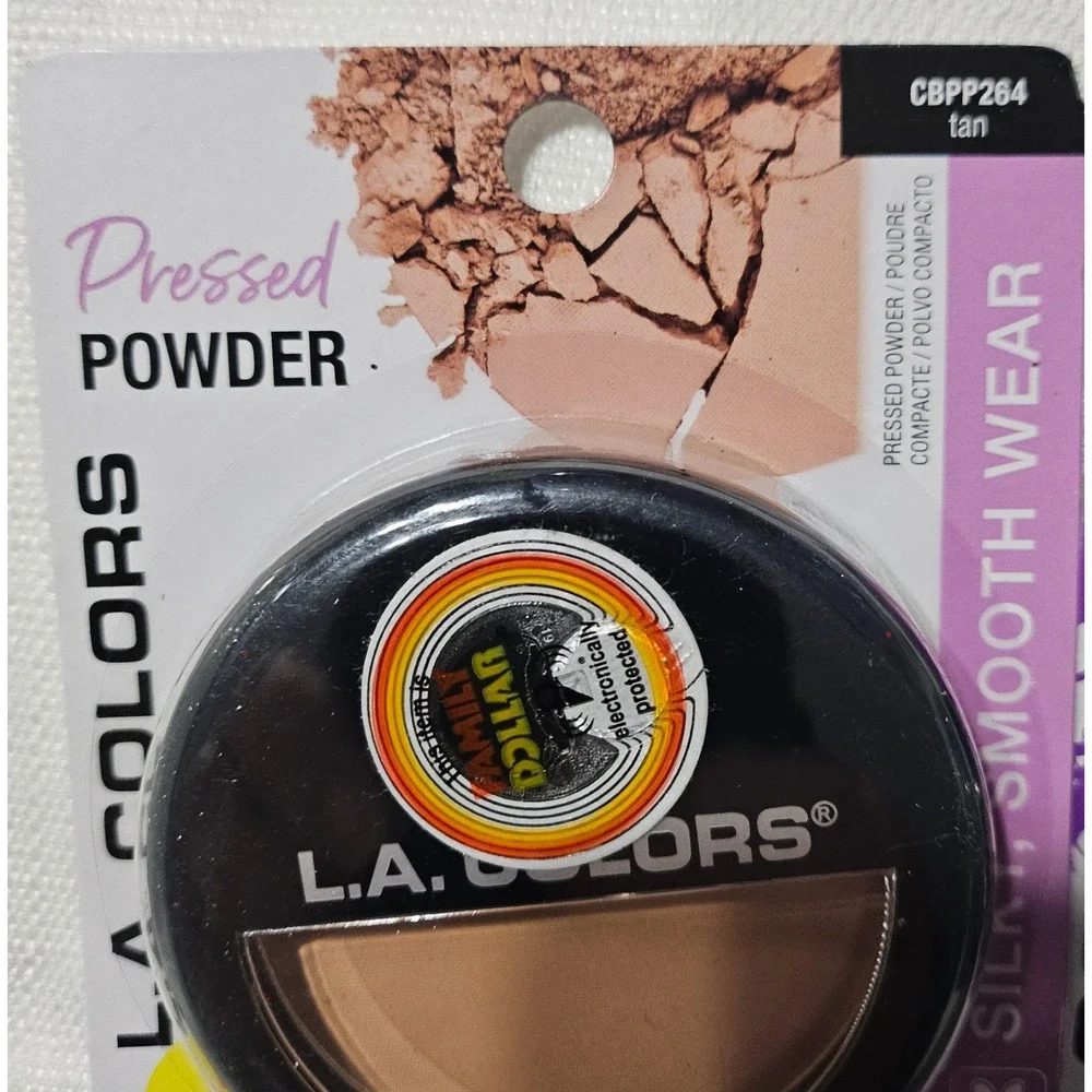 LA‎ COLORS Pressed Powder Tan BPP264 CBPP264 Silky Smooth Wear 2 Pack New